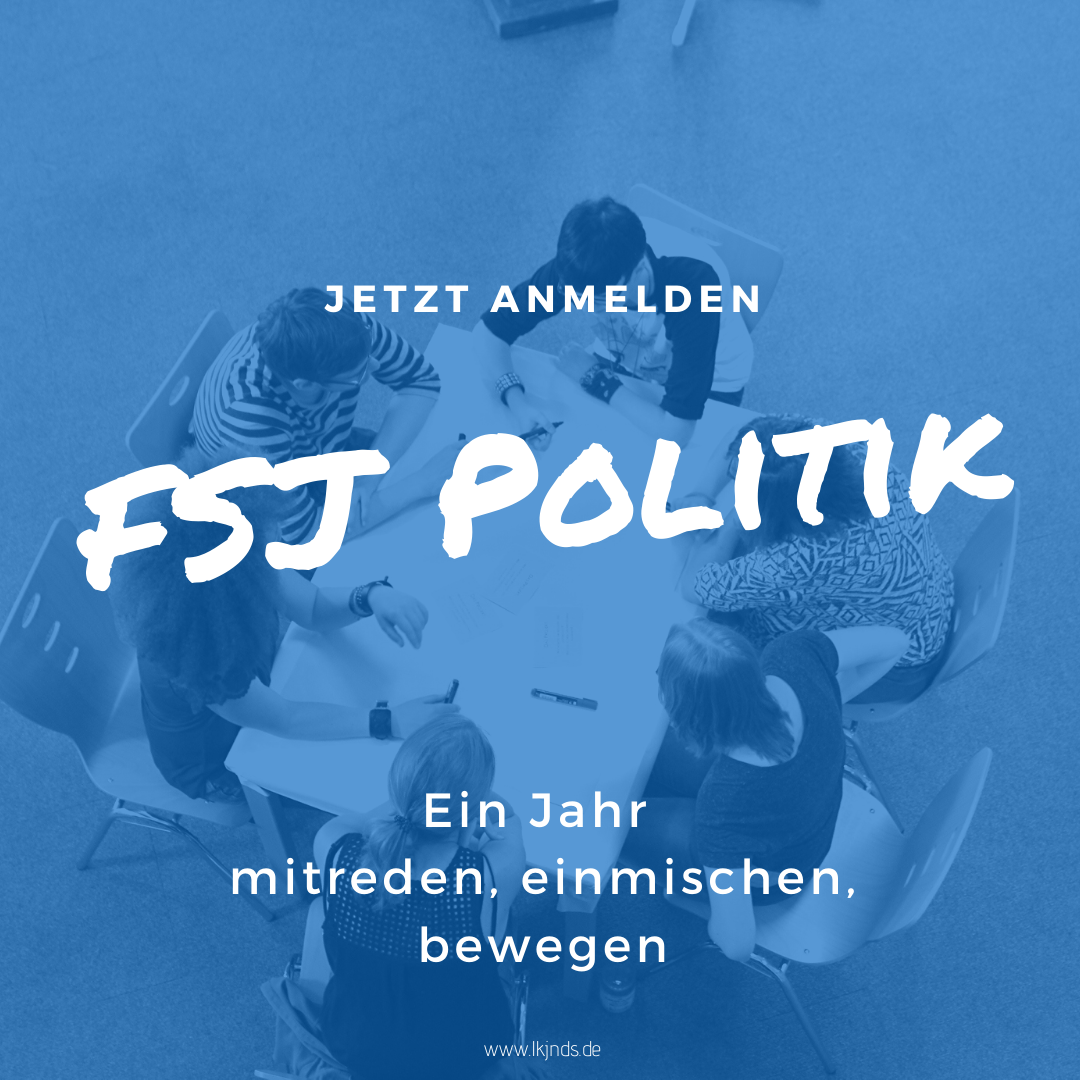 Das Foto enthält einen Link zum FSJ Politik.
